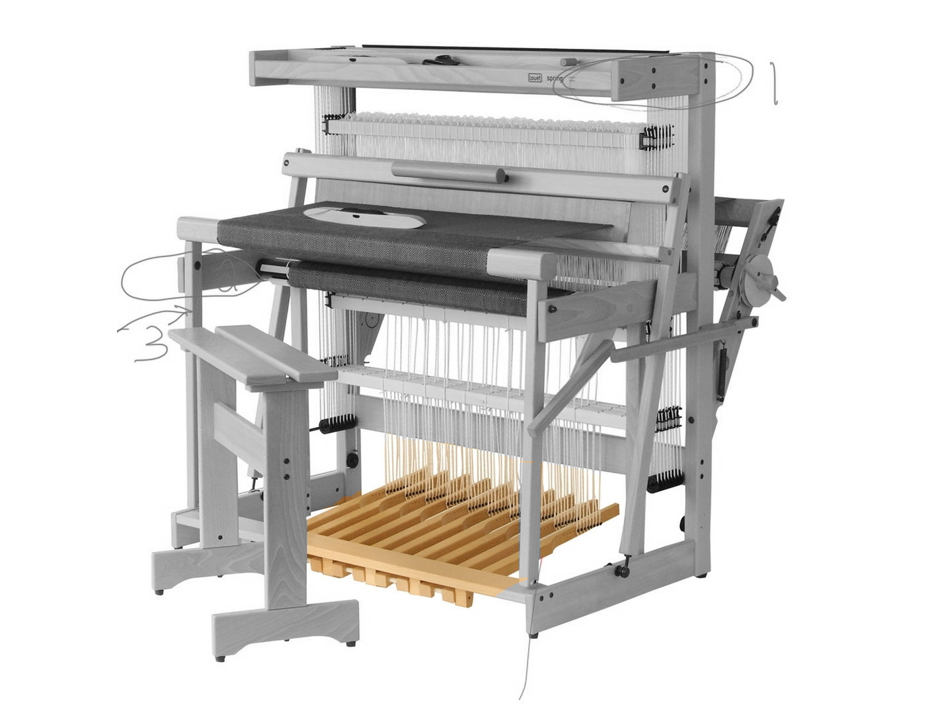 Louet Tritt für Spring 1 (WA0321) incl. Anbindeschnur 1 Stück