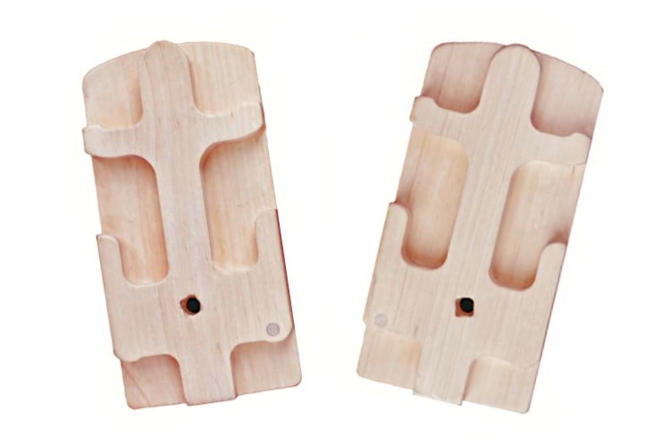 Kromski Presto doppelter Webblatthalter unlackiert für ältere Modelle (2 Stück)