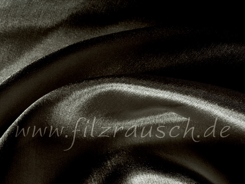 Pongé 8 - schwarz 90 cm breit pro 1 Meter