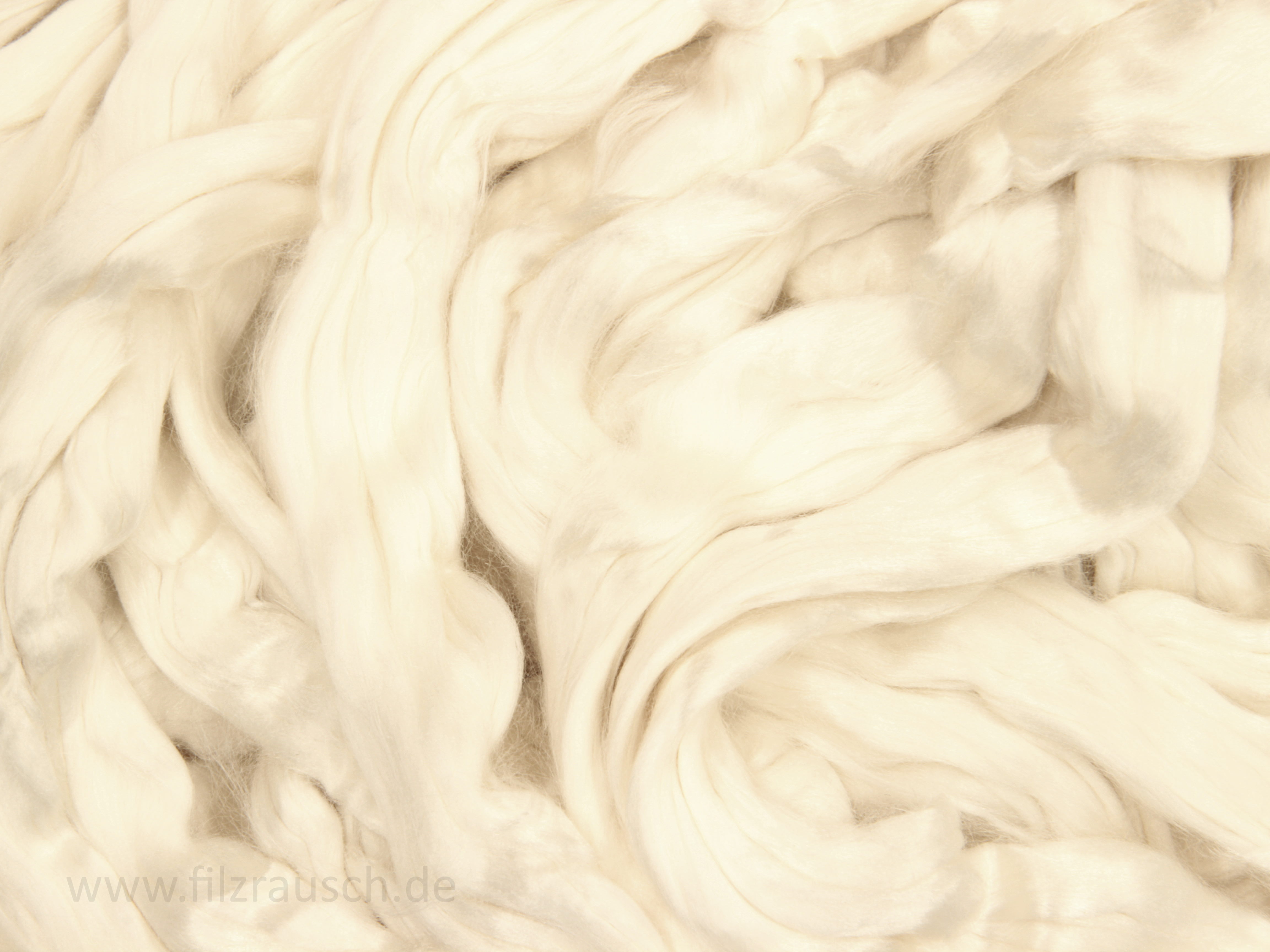 Bambus-Viskose - strahlend weiß im Band