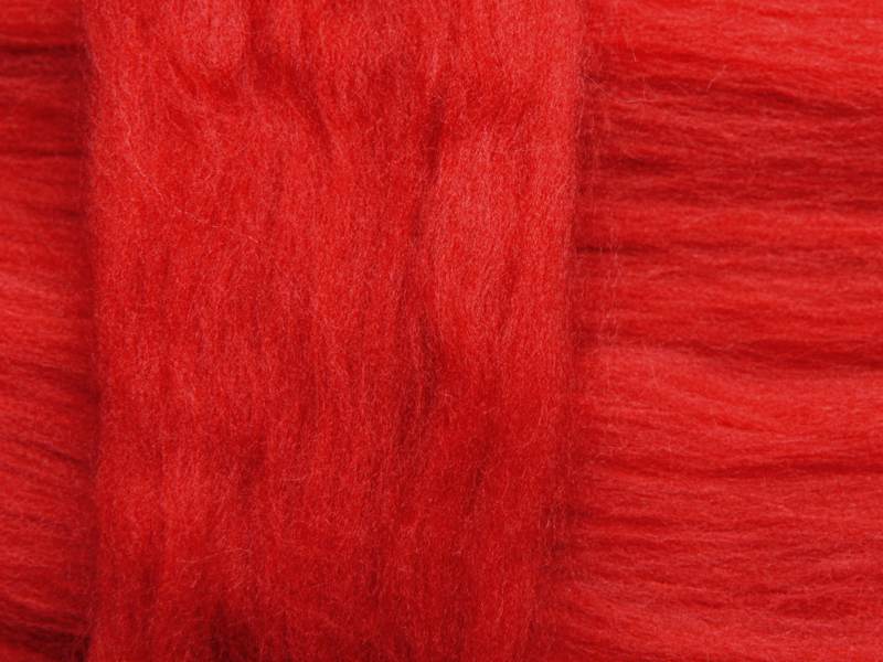 Merinowolle - persischrot superfein 16 mic im Band