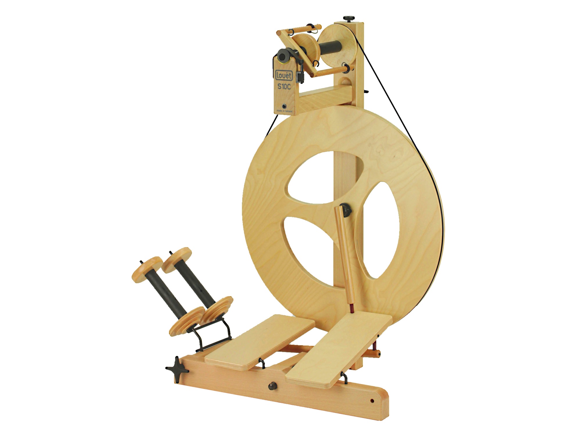 Louet S10C DT 3S IrT, flügelgebremst / Spinnflügel mit gleitendem Führer (SP0111)