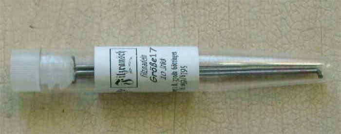 Filznadeln - Größe 17, Kronen/Kranznadel mittelfein, 10 Stück/Packung