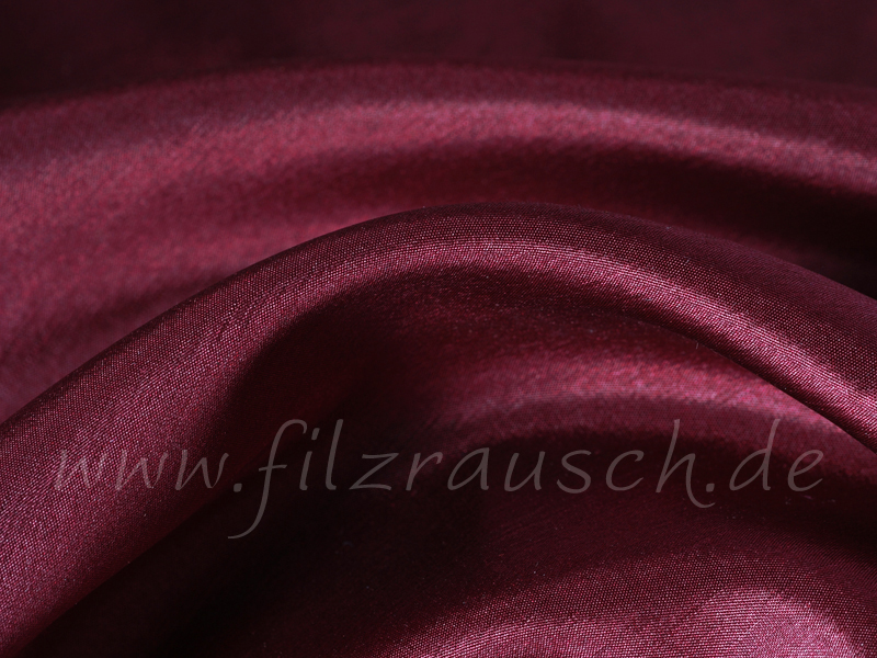 Pongé 5 - bordeaux 90 cm breit pro 1 Meter