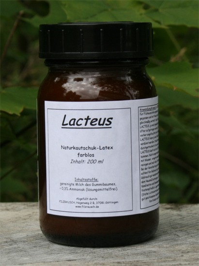 Naturkautschuk  Latex - farblos flüssig 200ml 1 Fläschchen