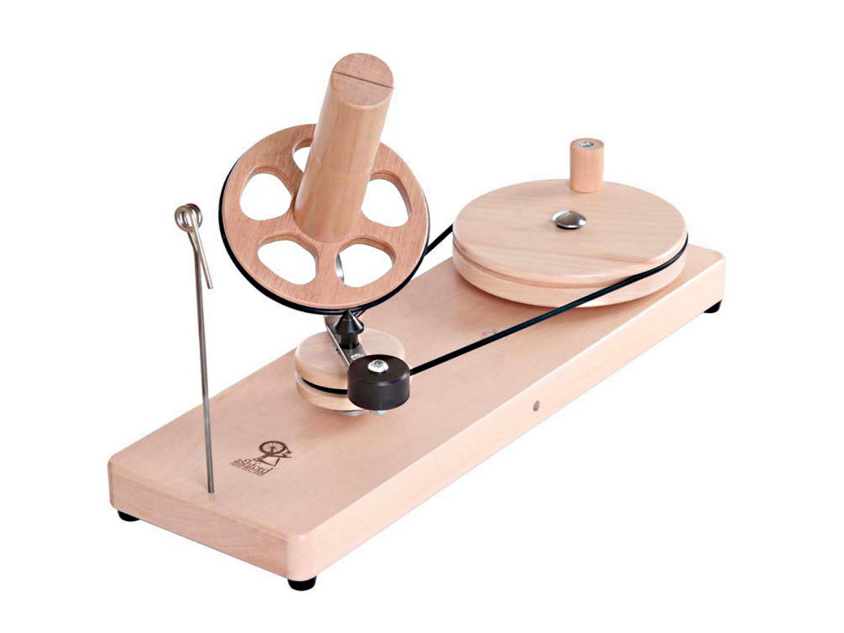 Ashford Knäulwickler Wollwickler BW manuell ball winder lackiert