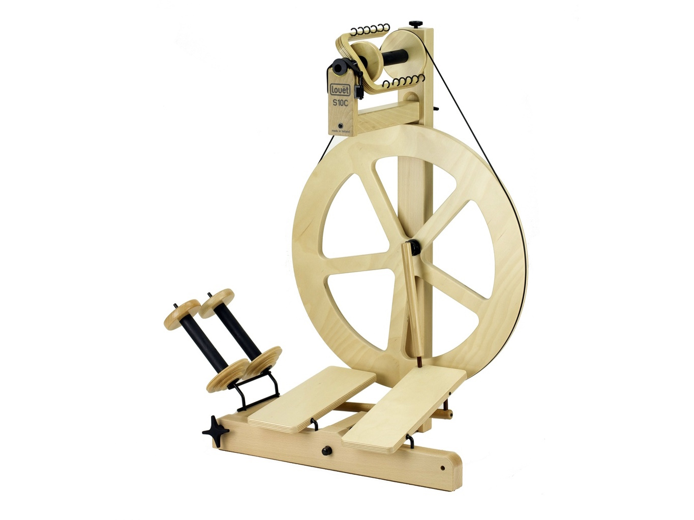 Louet S10C DT 5S IrT, flügelgebremst / Spinnflügel mit Haken (SP0120)