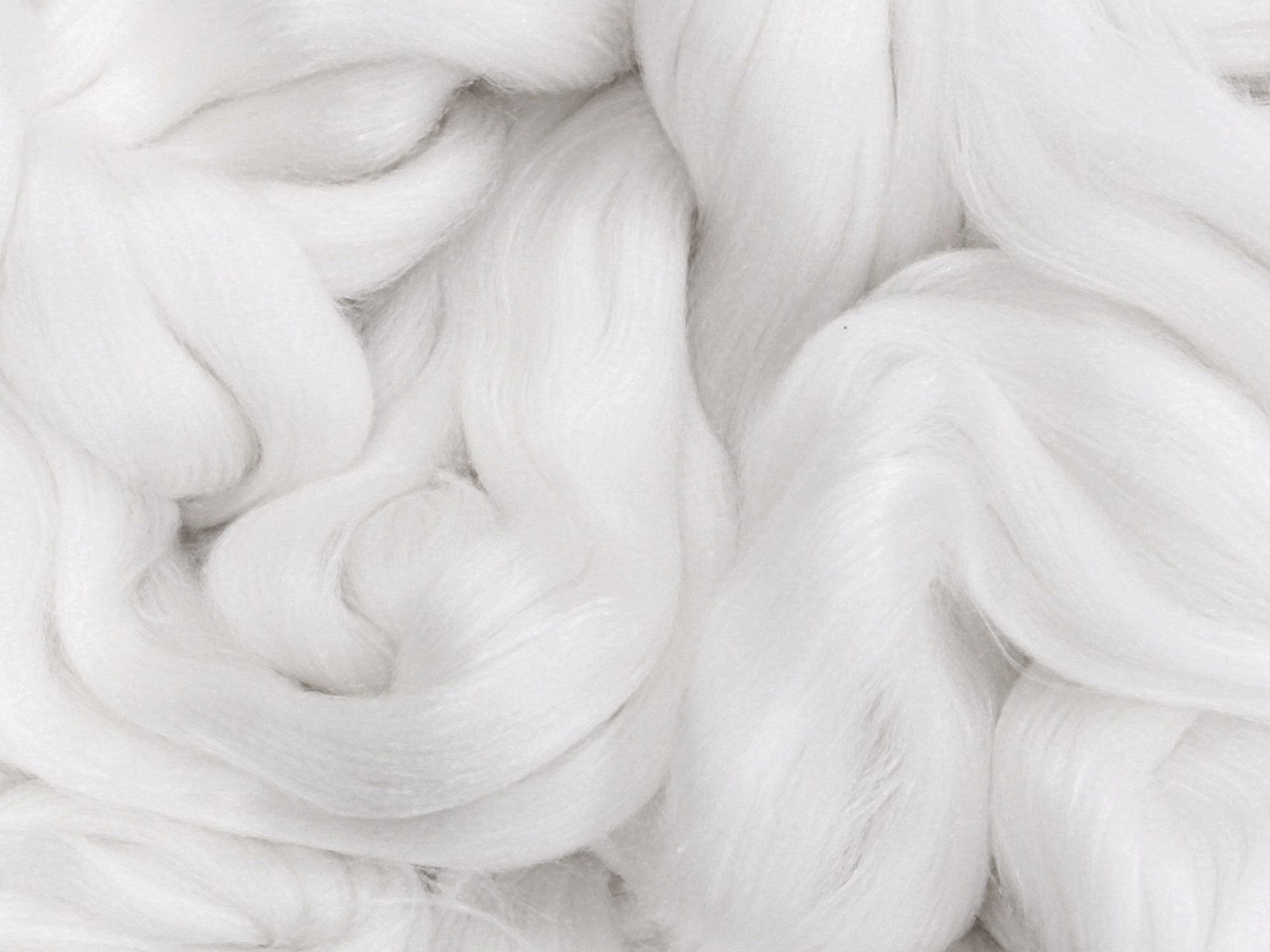 Tencel (Lyocell-Cellulose) / 16mic Südamerik. Merinowolle 50% / 50% - edelweiß extra fein im Band