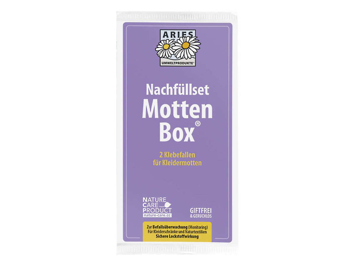 ARIES Mottlock Mottenbox Nachfüllset  mit 2 Stück