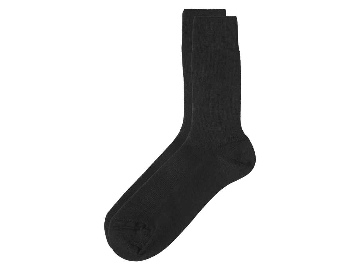 Socken "schwarz 899-80" 75%Wolle/25Polyamid Gr. 44/45