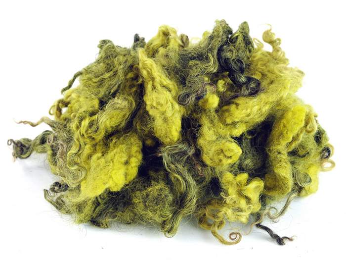 Skan. Wolllocken - hellgrün mittelfein