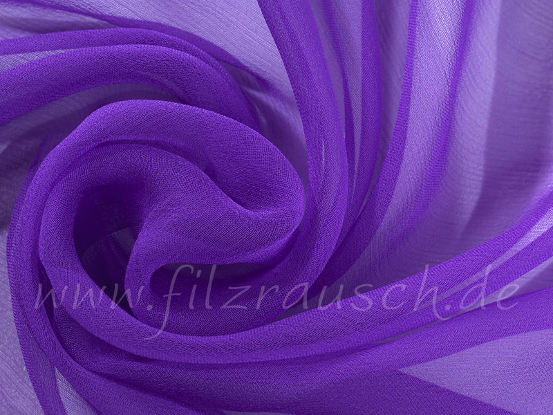 Chiffon 3,5 - krokuslila 110 cm breit pro 1 Meter