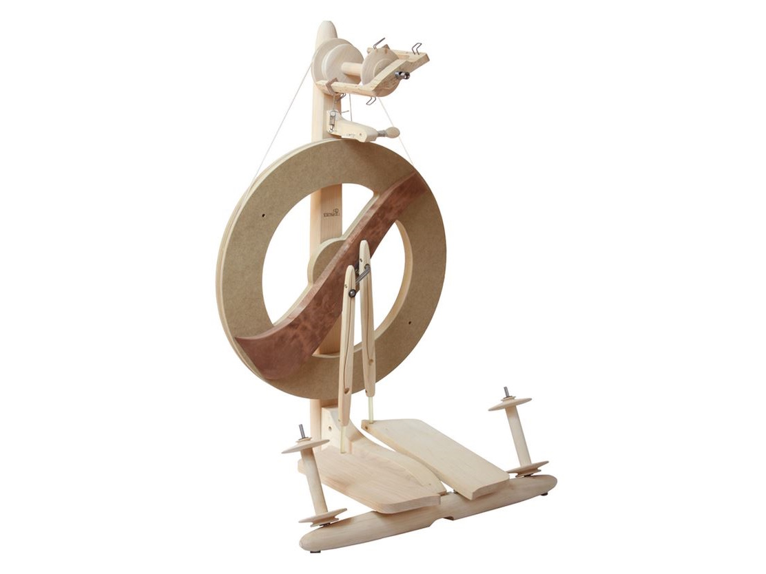 Kromski Fantasia, ECO (naturbelassen) Doppeltritt, unlackiert, 1-fädig