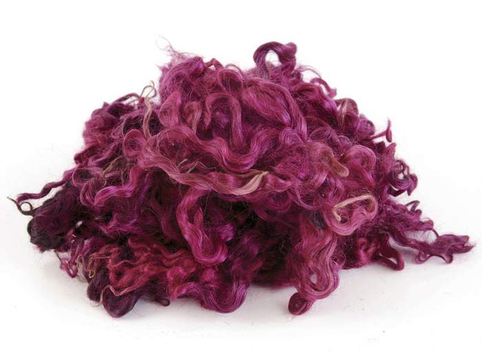 Skan. Wolllocken - lila mittelfein