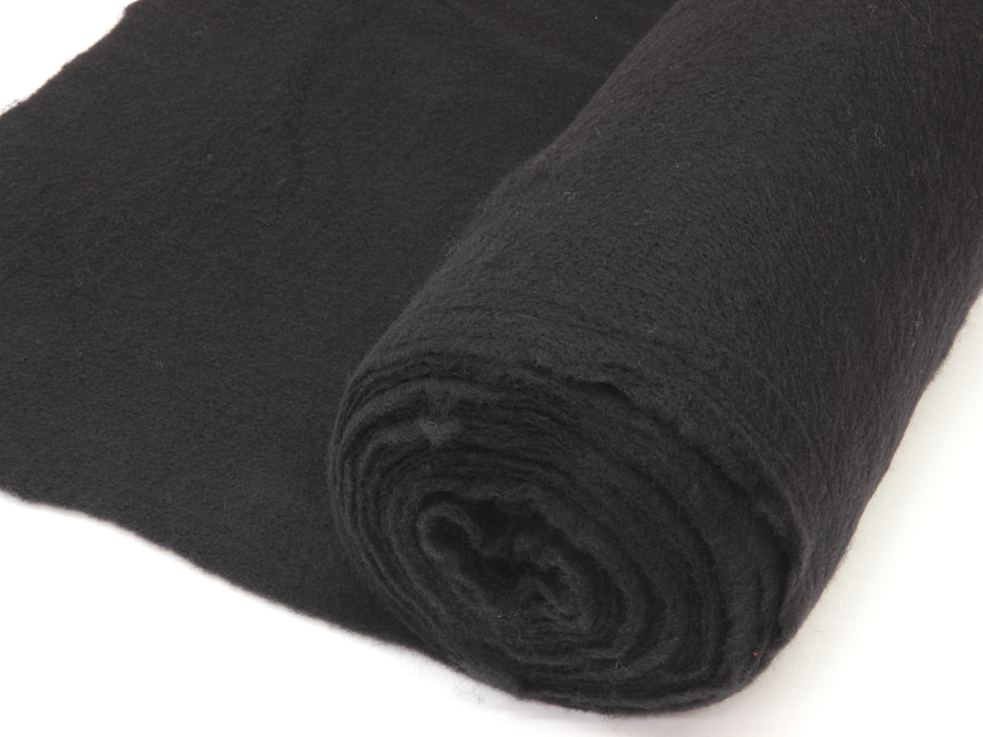 Nadelfilzvlies (Vorfilz) - schwarz-NFV 140 cm breit pro 1 Meter im Vlies