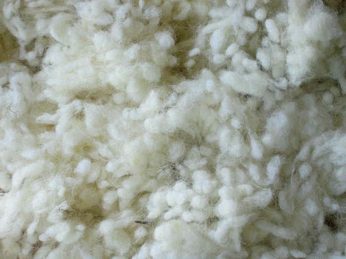Bio- Wollkügelchen (kbT)- weiß mittelfein