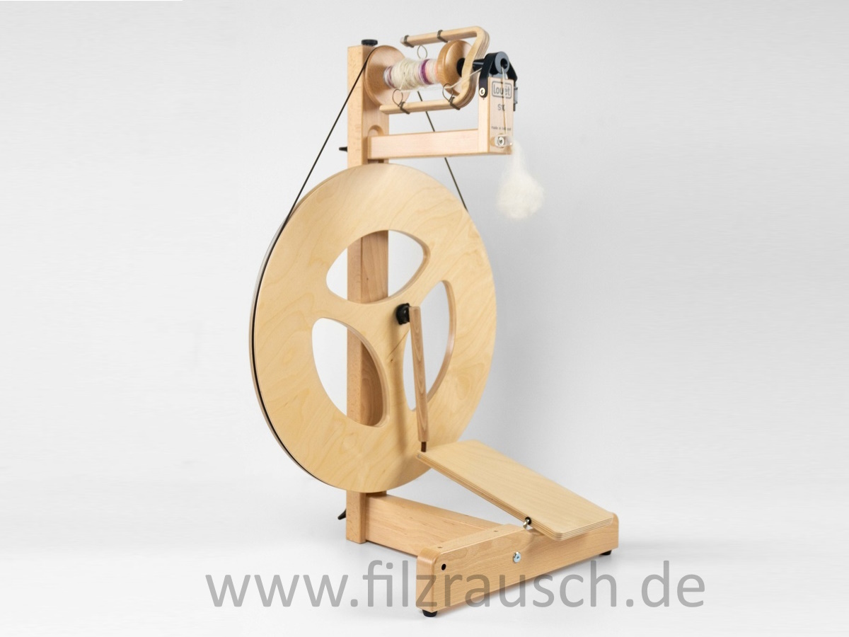 Louet S10C ST 3 Speichen IrT, flügelgebremst Spinnflügel mit gleitendem Führer (SP0118)