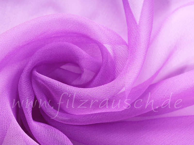 Chiffon 3,5 - oleander 110 cm breit pro 1 Meter