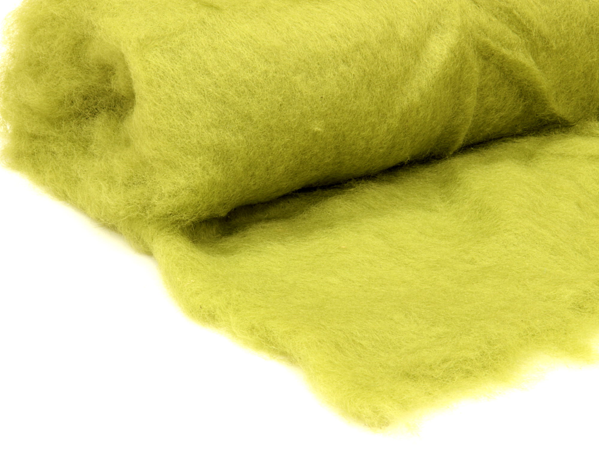 Bergschafwolle (bunt) - frühlingswiese mittelfein im Vlies